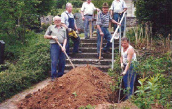 Arbeitseinsatz am Friedhof
